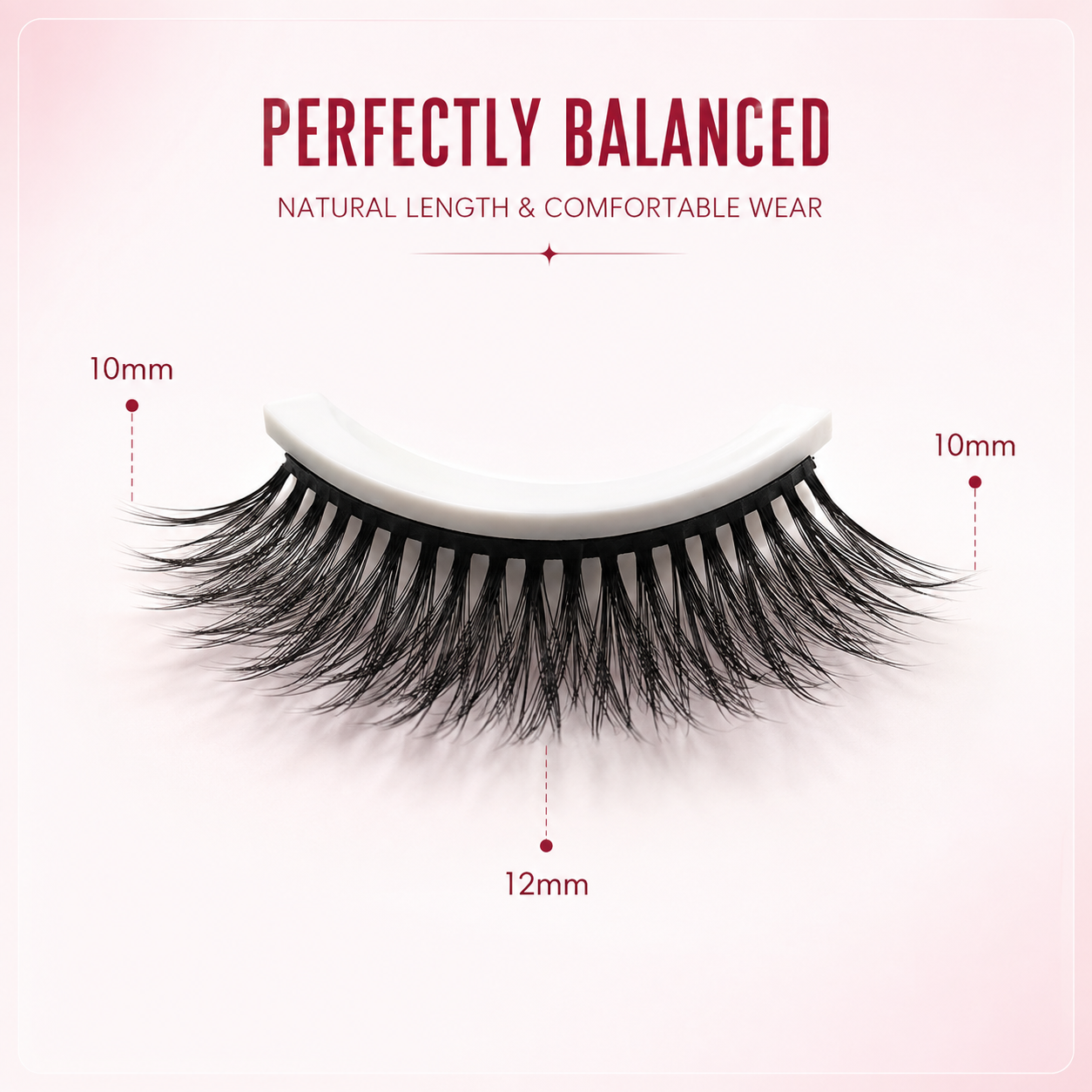 Glue-Free Self-Adhesive Lashes-3-Second, Natural & Reusable