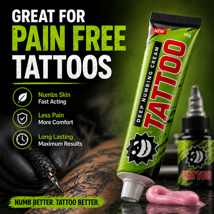 Oil-Free Tattoo Numbing CreamGreen 10g