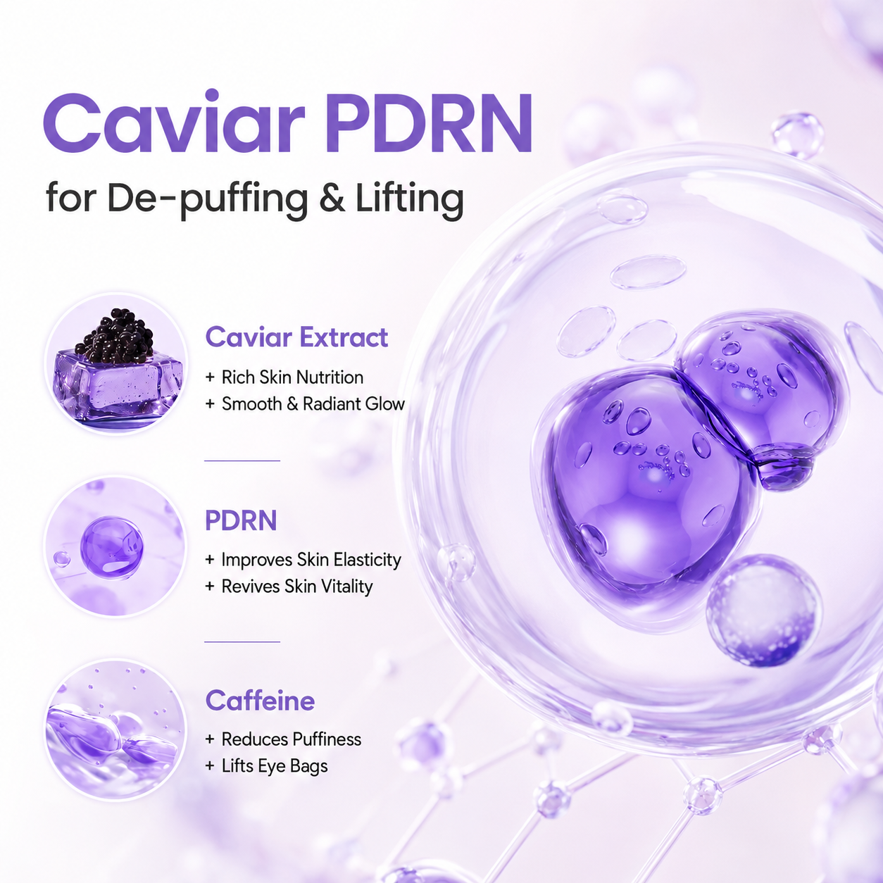 Purple Caviar PDRN ingredient visual