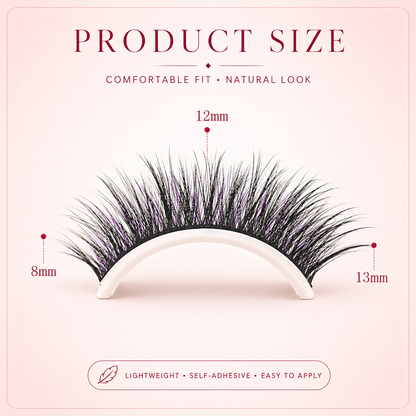 Glue-Free Self-Adhesive Lashes-3-Second, Natural & Reusable