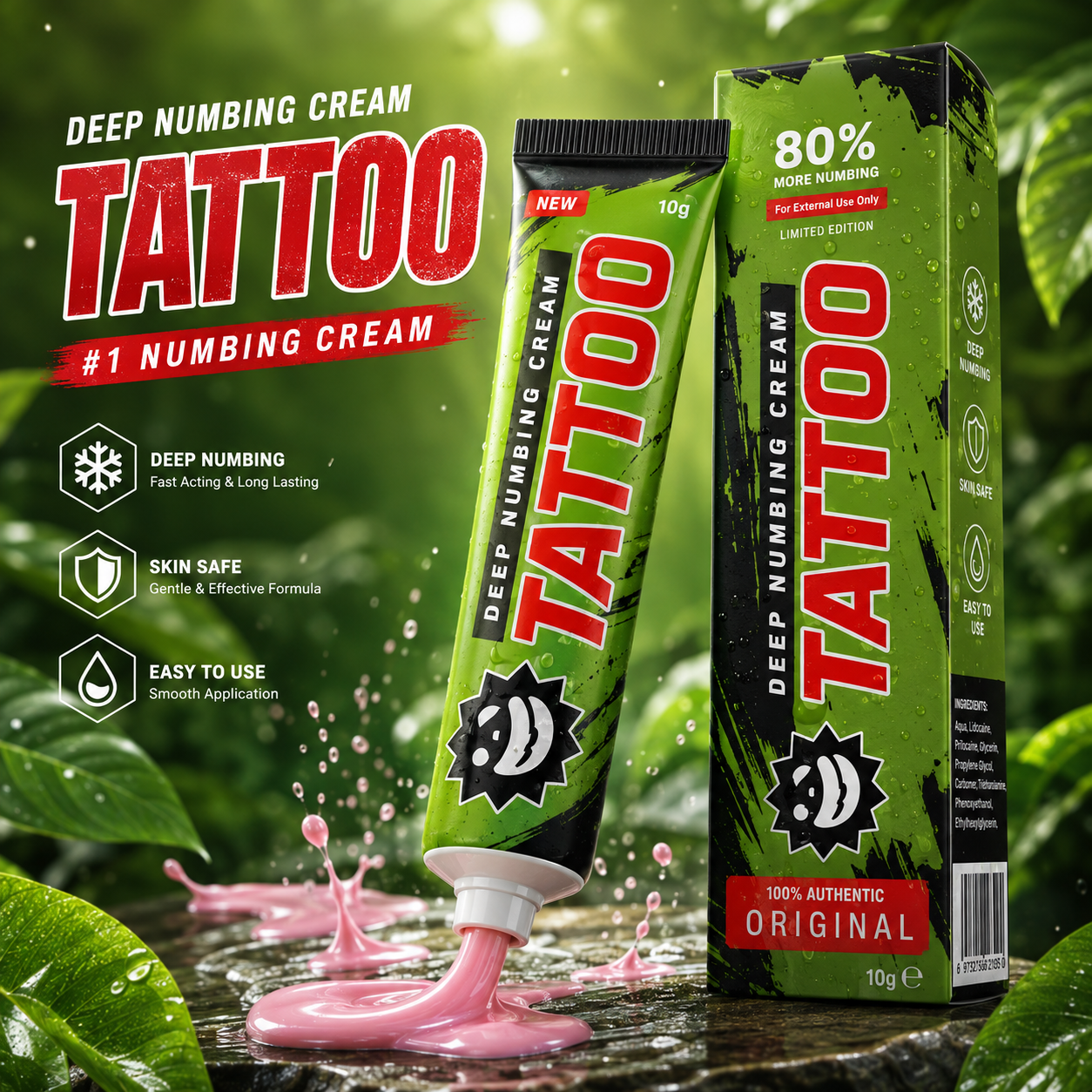 Tattoo session prepared with TATTOO 100