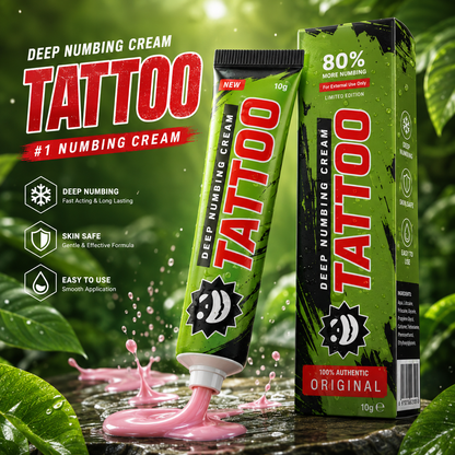 Oil-Free Tattoo Numbing CreamGreen 10g